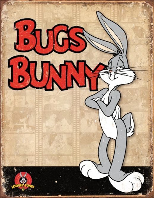 Hovedbilde Bugs Bunny Retro Panel